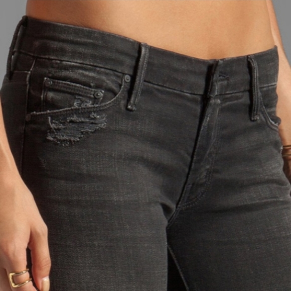 MOTHER The Looker Denim Jeans in Destroyed Ride. - Picture 2 of 16
